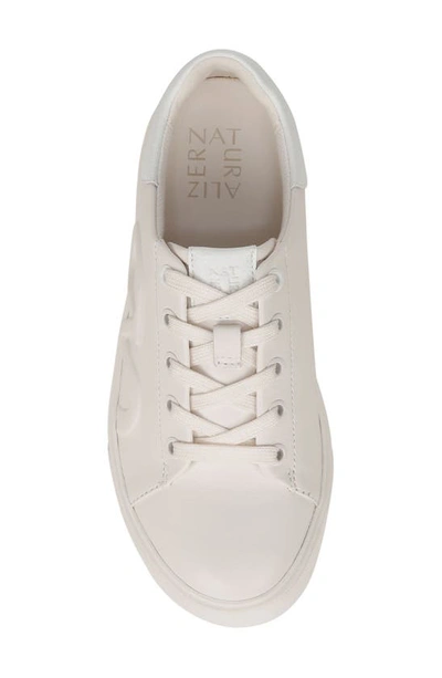 Shop Naturalizer Morrison Sneaker In Warm White/ White Leather