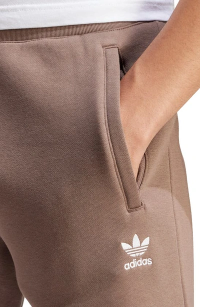 Shop Adidas Originals Essentials Sweatpants In Earth Strata