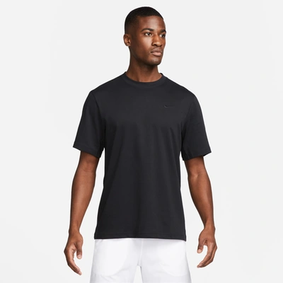 Nike Primary Training Dri-fit Short Sleeve T-shirt In Black/black