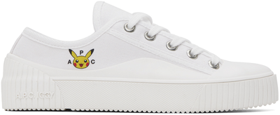 Shop Apc White Pokémon Iggy Basse Sneakers In Aab White