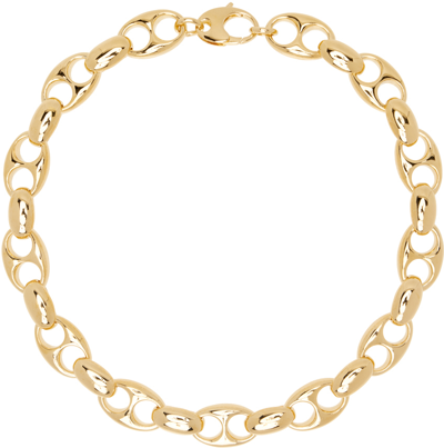 Shop Sophie Buhai Gold Large Barbara Chain Necklace In 18k Gold Verm