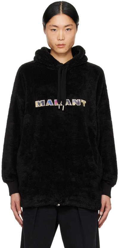 Shop Isabel Marant Black Ulysse Hoodie In 01bk Black