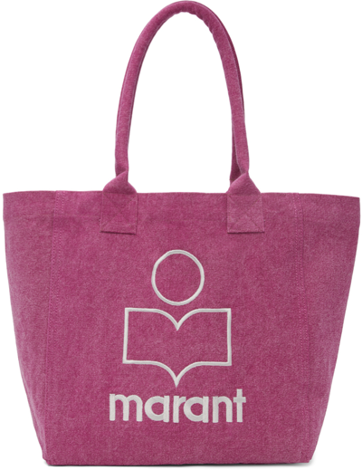Shop Isabel Marant Pink Small Yenky Tote In 40pk Pink