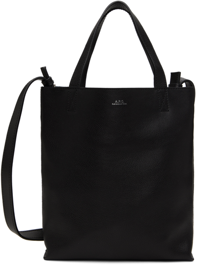 Shop Apc Black Maiko Small Shopping Tote In Lzz Black