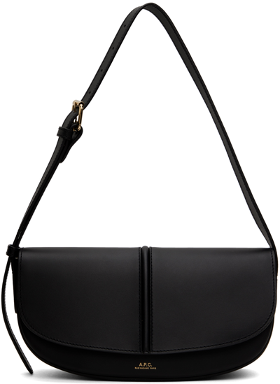 Shop Apc Black Betty Shoulder Bag In Lzz Black