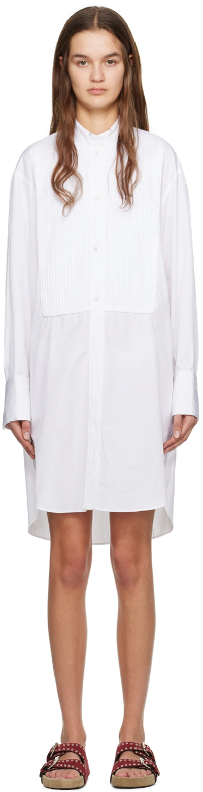 Shop Isabel Marant White Rineta Shirt In 20wh White
