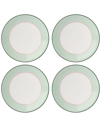 Shop Kate Spade New York Set Of 4 Make It Pop Green Dinner Plates