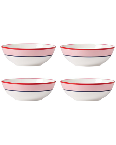 Shop Kate Spade New York Set Of 4 Make It Pop Pink All-purpose Bowls