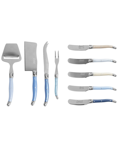 French Home 9pc Laguiole Cheese Knife & Spreader Set