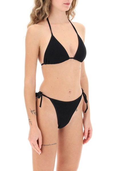 Shop Hunza G Gina Bikini Set In Black