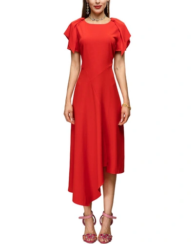 Shop Burryco Maxi Dress In Red