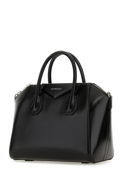 Givenchy Women Black Leather Medium Antigona Handbag