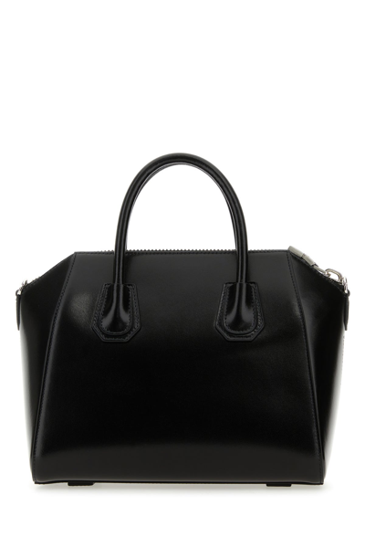 Givenchy Women Black Leather Medium Antigona Handbag