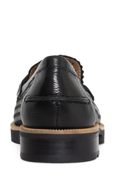 Shop Donald Pliner Tassel Loafer In Black