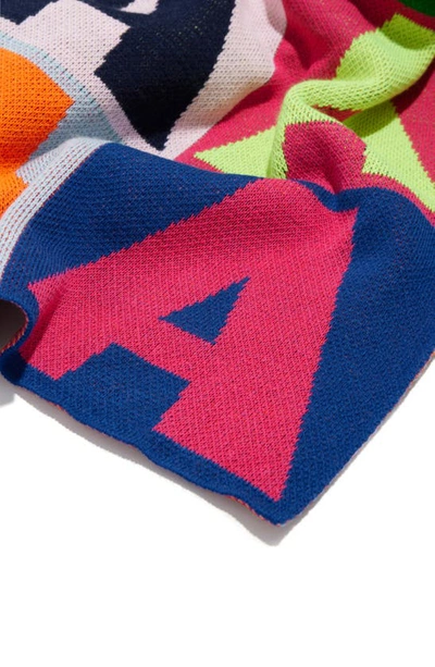 Baublebar Squared Up Throw Blanket In Rainbow-u