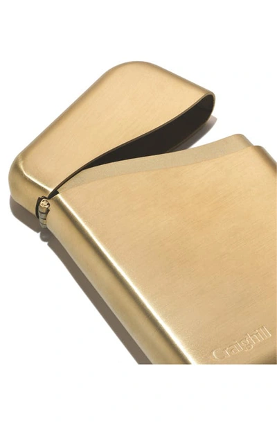 Craighill Summit Card Case In Vapor Brass