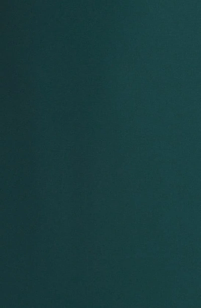 Wayf The Esme Ruffle Chiffon Gown In Emerald
