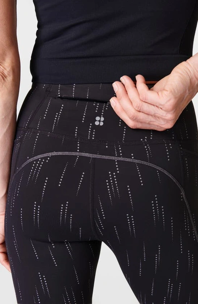 Shop Sweaty Betty Therma Boost 2.0 Reflective Running Pocket Leggings In Grey Sb Di
