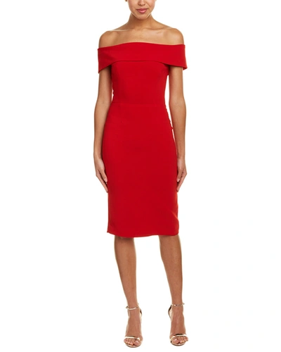 Shop Issue New York Sheath Dress In Red