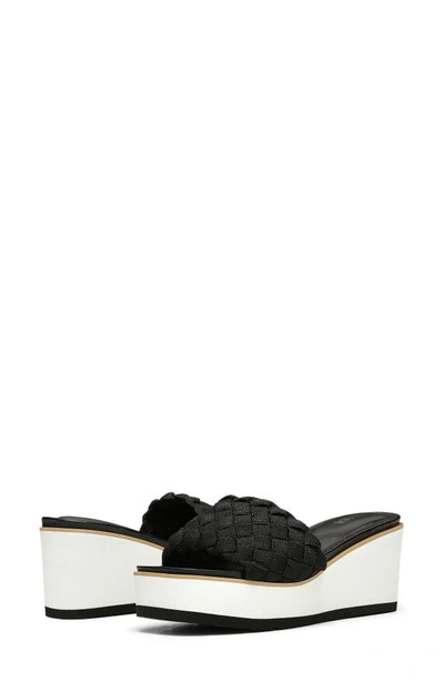 Shop Nydj Rora Platform Wedge Sandal In Black