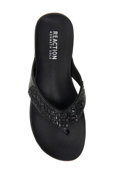Shop Reaction Kenneth Cole Gazette Embellished Sandal In Black