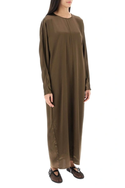 Shop By Malene Birger Odelle Long Dress In Brown