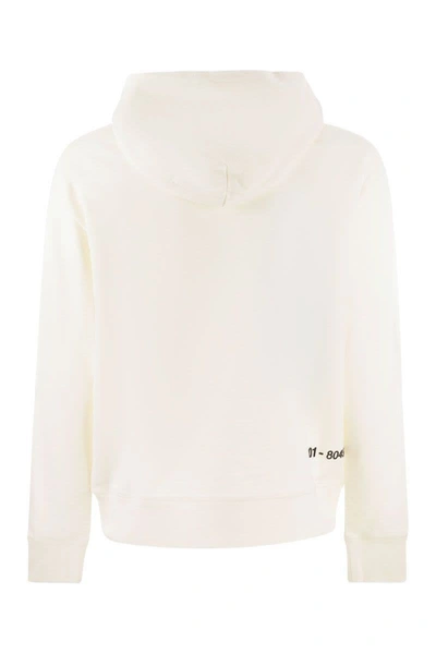 Shop Moncler Grenoble Logo-printed Hoodie In White