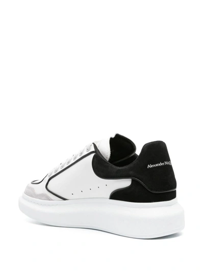 Shop Alexander Mcqueen Logo Sneakers In White