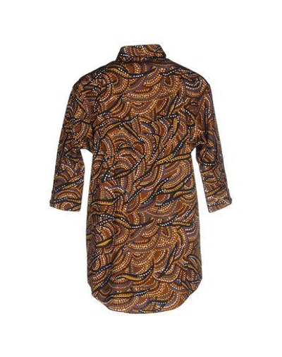 Shop Barbara Bui Patterned Shirts & Blouses In Brown