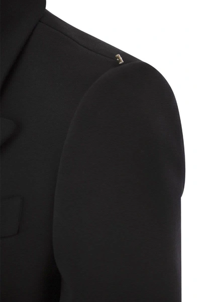 Shop Sportmax Sestri - Double-breasted Fitted Jacket In Black