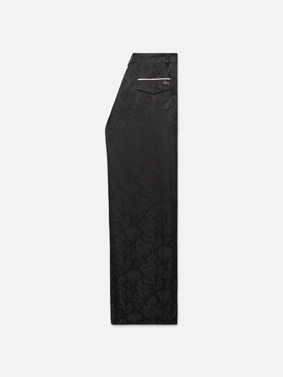 Frame X Ritz Silk Pajama Pants In Black