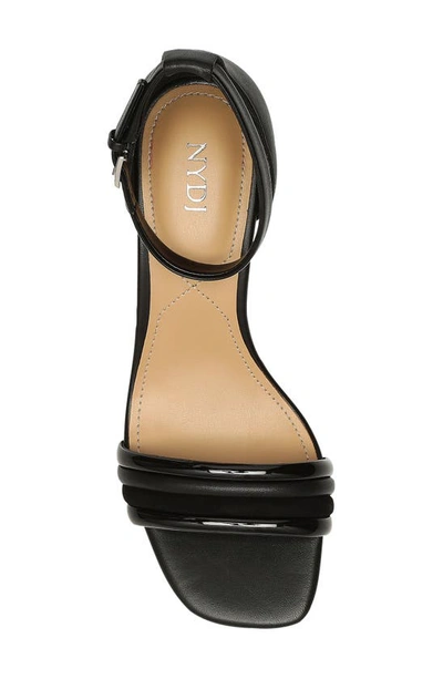 Shop Nydj Addie Ankle Strap Sandal In Black