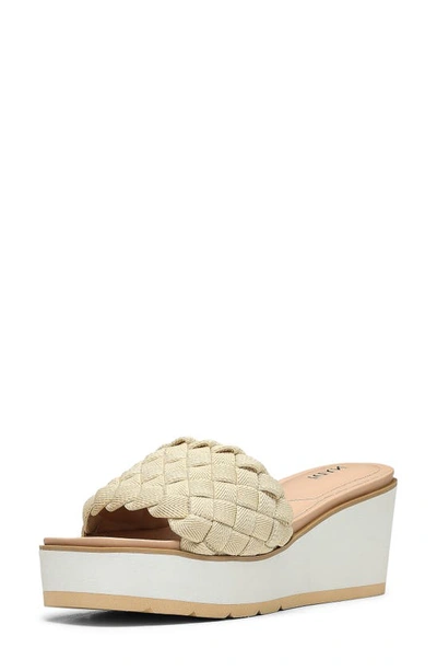 Shop Nydj Rora Platform Wedge Sandal In Sandstone