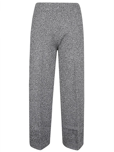 Shop Circus Hotel Viscose Wide Leg Trousers In Grey