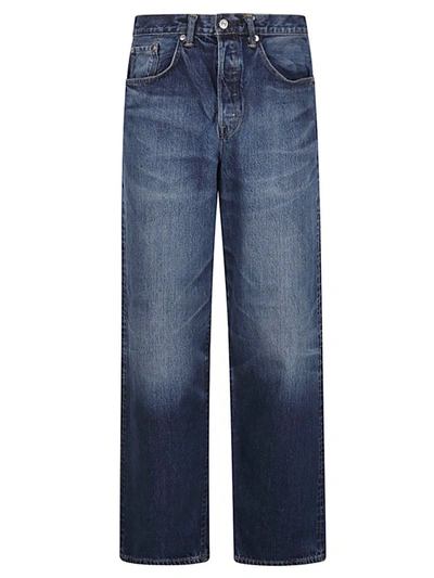 Shop Edwin Wide-leg Denim Jeans In Blue
