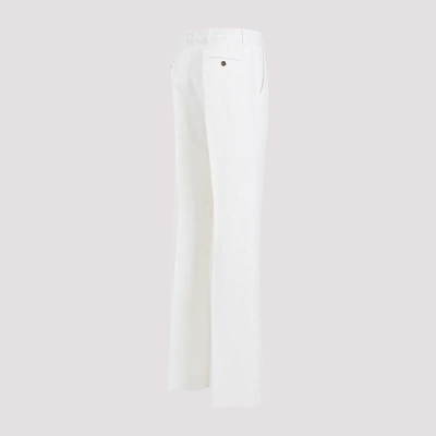 Shop Etro Viscose Pants In White