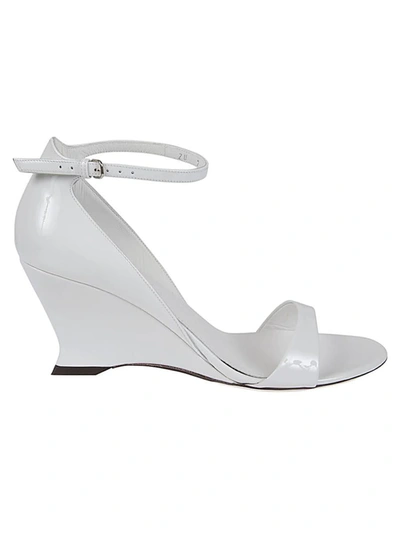 Shop Ferragamo Sandals White