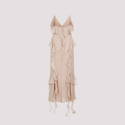 Shop Khaite Pim Dress In Nude & Neutrals