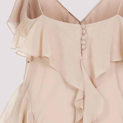 Shop Khaite Pim Dress In Nude & Neutrals