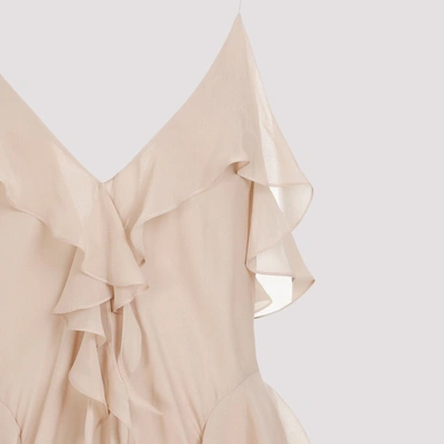 Shop Khaite Pim Dress In Nude & Neutrals