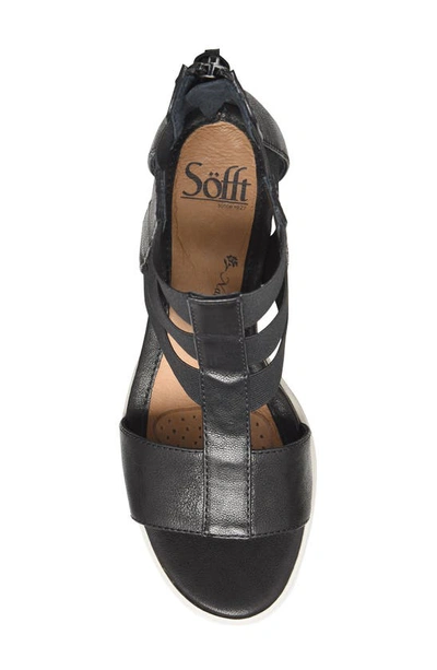 Shop Söfft Sosie Wedge Sandal In Black