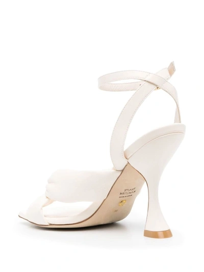 Shop Stuart Weitzman Playa Ankle 100 Sandals Shoes In White