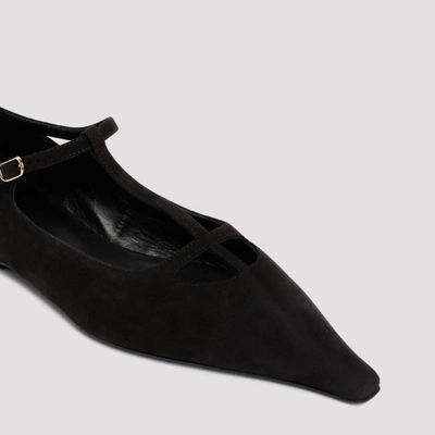 Shop The Row Cyd Flat Ballerinas Shoes In Black