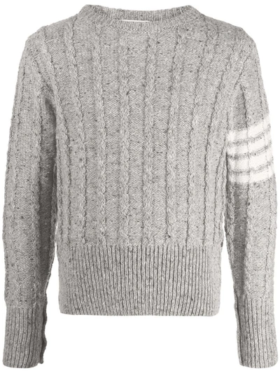 Shop Thom Browne Pullover Clothing In Grey