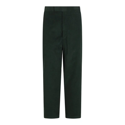 Shop Thom Browne Trousers Green