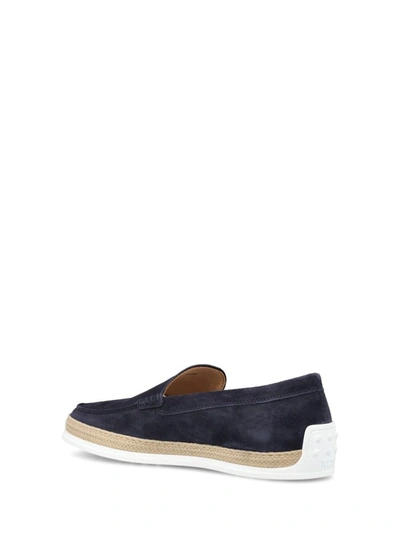 Shop Tod's Low Shoes In Blue