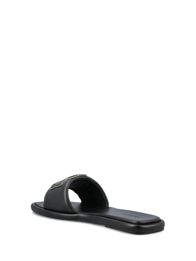 Shop Tory Burch Sandals In Perfect Black/gold