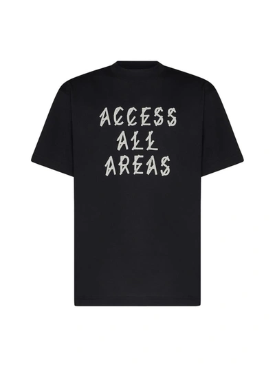 Shop M44 Label Group 44 Label Group T-shirts And Polos In Black+aaa Print