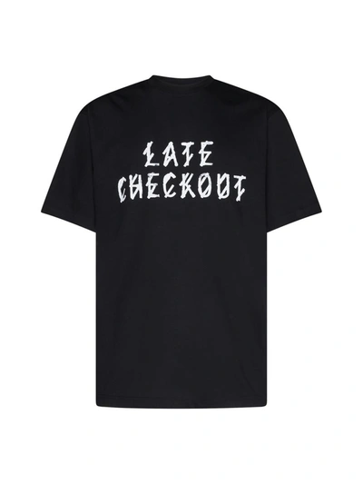 Shop M44 Label Group 44 Label T-shirts And Polos In Balck+late Checkout