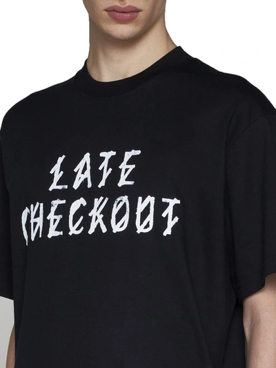 Shop M44 Label Group 44 Label T-shirts And Polos In Balck+late Checkout